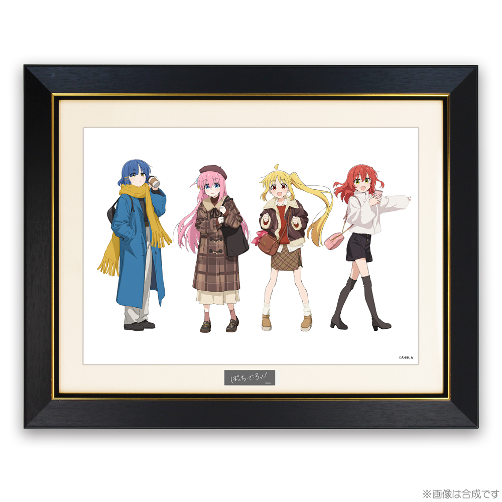 描き下ろし 結束バンド A3キャラファイングラフ 冬のおでか..