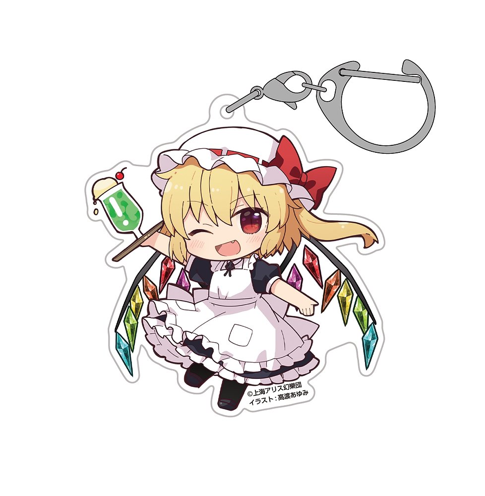 ★限定★フランドール・スカーレット アクリルマルチキーホルダ..
