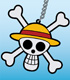 海賊旗ラバーキーホルダー