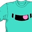 ガンダム シリーズ/機動戦士ガンダム/ザクモノアイ06 Tシャツ 左向きバージョン