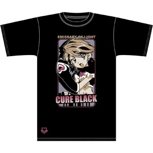 キュアブラック Tシャツ [ふたりはプリキュア] | キャラクターグッズ