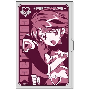 ふたりはプリキュア　キュアブラック　ポストカードホルダー　フィギュア　ストラップ ふたりはプリキュア キュアブラック ポストカードホルダー フィギュア