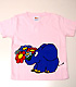 MAUS/MAUS(TM)/Maus Tシャツ エレファント＆花束 キッズ用