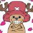 ONE PIECE/ワンピース/腕組みチョッパーTシャツ