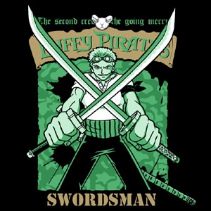 ONE PIECE ゾロ　剣豪　Tシャツ　コスパ　ワンピース ゾロ・SWORDSMAN Tシャツ [ワンピース] | キャラクター公式