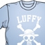 ONE PIECE/ワンピース/古着風海賊旗 Tシャツ