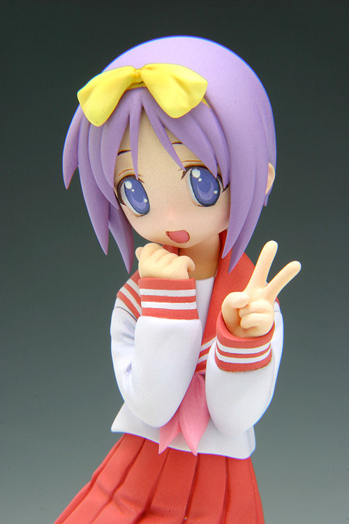 ウェーブ らき☆すた 柊かがみ 柊つかさ 制服 Ver. セット フィギュア らき☆すた 柊かがみ＆つかさ 制服Ver.セット 1/12 完成品