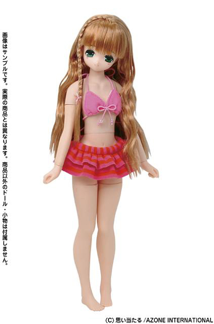 POC119 【25cmドール用】 PNボーダーヒラミニビキニset [Pureneemo