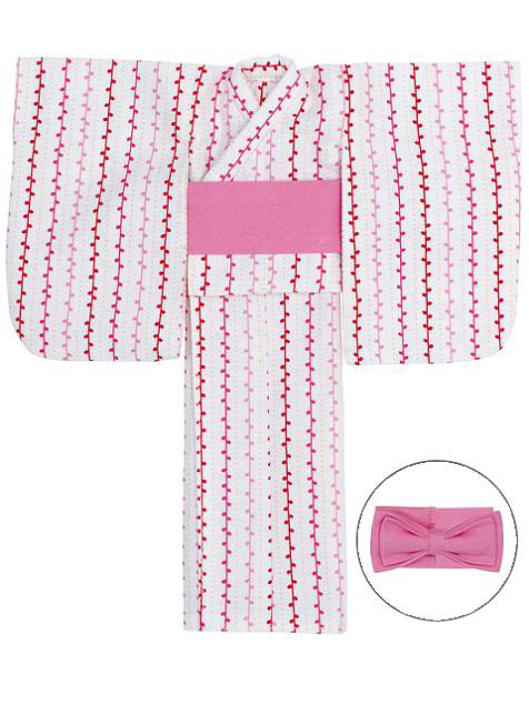 POC122 【25cmドール用】 PN浴衣set～豆の葉柄～ [Pureneemo