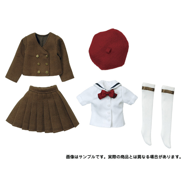 ALB070 【21cmドール用】 聖ポートルダム初等部女子制服set