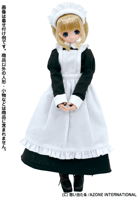 POC164 【25cmドール用】 PN クラシカルメイドドレスset