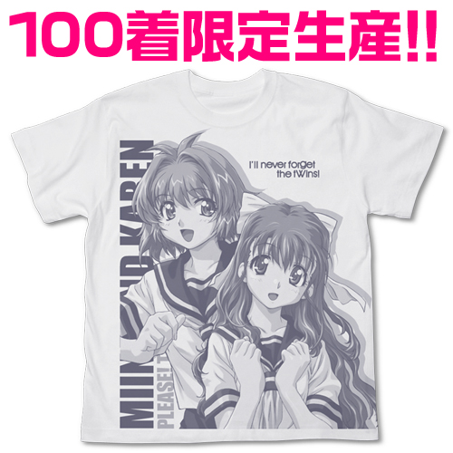 限定 深衣奈 樺恋tシャツ おねがい ツインズ キャラクターグッズ アパレル製作販売のコスパ Cospa Cospa Inc 限定 深衣奈 樺恋tシャツ おねがい ツインズ キャラクターグッズ アパレル製作販売のコスパ Cospa Cospa Inc