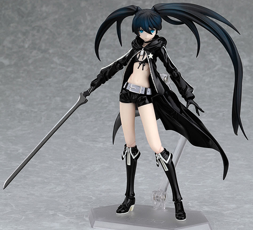 ABS＆PVC製塗装済可動フィギュア figma ブラック☆ロックシューター