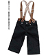 ALB088 【21cmドール用】 サスペンダーショートパンツ AZONE/Little Body/ALB088 【21cmドール用】 サスペンダーショートパンツ