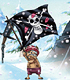 ONE PIECE/ワンピース/ONE PIECE モバイル端末用バッテリー エピソードシリーズ パイレーツ・エナジー MODEL：XP1000 DI