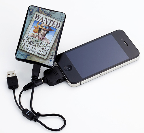 One Piece モバイル端末用バッテリー キャラクターシリーズ パイレーツ エナジー Model Xp1000 Ace ワンピース キャラクターグッズ販売のジーストア Gee Store
