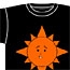 ボボボーボ・ボーボボ/ボボボーボ・ボーボボ/首領パッチ・黒 Tシャツ