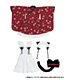 POC225 【23.5cmドール用】 PNSねこみみ和装メイドset AZONE/Pureneemo Original Costume/POC225 【23.5cmドール用】 PNSねこみみ和装メイドset