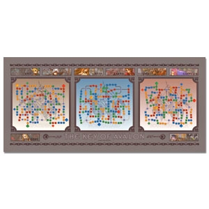 アヴァロンの鍵マップ マイクロファイバータオル アヴァロンの鍵 キャラクターグッズ アパレル製作販売のコスパ Cospa Cospa Inc
