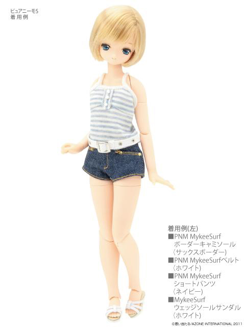 AKT070 【21cm～27cmドール用】 MykeeSurfウェッジソールサンダル 