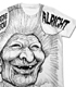 漫F画太郎「罪と罰」ババア Tシャツ 罪と罰/罪と罰/漫F画太郎「罪と罰」ババア Tシャツ