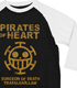 ハートの海賊団ラグランTシャツ