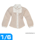 POC241【1/6サイズドール用】Blue Bird’s Songクレリック丸襟ブラウス AZONE/Pureneemo Original Costume/POC241【1/6サイズドール用】Blue Bird’s Songクレリック丸襟ブラウス