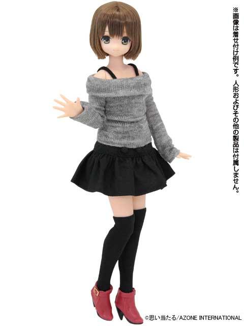 PNM048【1/6サイズドール用】PNMゆる襟ニット [Pureneemo