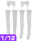 PIC008【1/12サイズドール用】1/12 ガーターベルトストッキング2種セット AZONE/ピコニーモコスチューム/PIC008【1/12サイズドール用】1/12 ガーターベルトストッキング2種セット