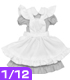 PIC007【1/12サイズドール用】1/12 アリスドレス AZONE/ピコニーモコスチューム/PIC007【1/12サイズドール用】1/12 アリスドレス