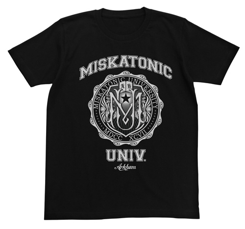 ミスカトニック大学Tシャツ BLACK