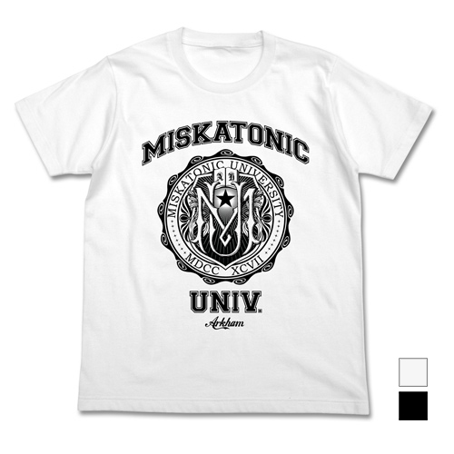 ミスカトニック大学Tシャツ WHITE