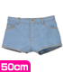 FAR101【50cmドール用】50デニムホットパンツ AZONE/50 Collection/FAR101【50cmドール用】50デニムホットパンツ