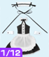 PIC022【1/12サイズドール用】1/12小生意気なロリメイド AZONE/ピコニーモコスチューム/PIC022【1/12サイズドール用】1/12小生意気なロリメイド