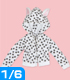 POC251【1/6サイズドール用】PNSネコみみスターパーカー AZONE/Pureneemo Original Costume/POC251【1/6サイズドール用】PNSネコみみスターパーカー