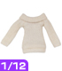 PIC024【1/12サイズドール用】ふわふわニットミニワンピ AZONE/ピコニーモコスチューム/PIC024【1/12サイズドール用】ふわふわニットミニワンピ