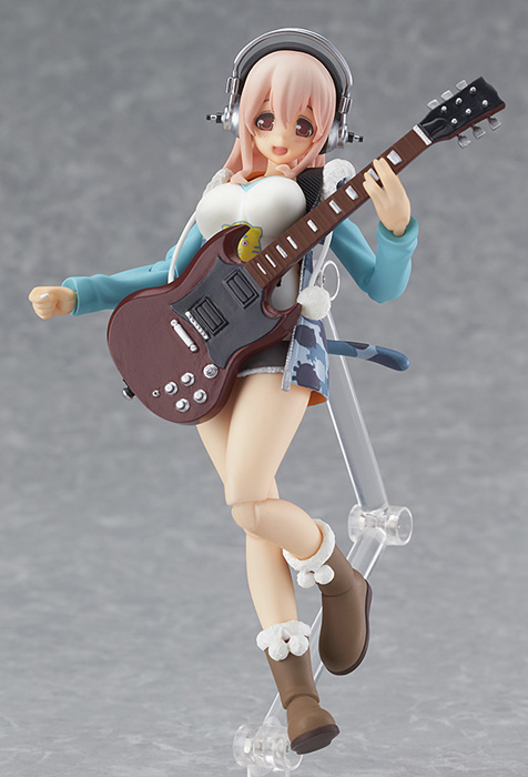 ABS＆PVC塗装済み可動フィギュア figma すーぱーそに子 虎パーカーver