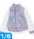 POC262【1/6サイズドール用】FannyFannyロゴ入りスタジャン AZONE/Pureneemo Original Costume/POC262【1/6サイズドール用】FannyFannyロゴ入りスタジャン
