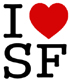 メーカーオリジナル/ゼネラルプロダクツ/I LOVE SF Tシャツ