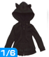 PNM099【1/6サイズドール用】PNM ねこみみパーカーワンピ AZONE/Pureneemo Original Costume/PNM099【1/6サイズドール用】PNM ねこみみパーカーワンピ