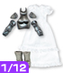 PIC038【1/12サイズドール用】1/12鋼騎士ソリッドメイルset AZONE/ピコニーモコスチューム/PIC038【1/12サイズドール用】1/12鋼騎士ソリッドメイルset