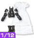 PIC038【1/12サイズドール用】1/12鋼騎士ソリッドメイルset AZONE/ピコニーモコスチューム/PIC038【1/12サイズドール用】1/12鋼騎士ソリッドメイルset