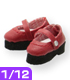 PIC042【1/12サイズドール用】1/12ストラップシューズ AZONE/ピコニーモコスチューム/PIC042【1/12サイズドール用】1/12ストラップシューズ