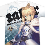 Fate/Grand Order アルトリア・ペンドラゴン フルグラフィックTシャツ 