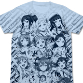 ラブライブ！サンシャイン!! オールプリントTシャツ