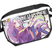 「白」リバーシブルメッセンジャーバッグ