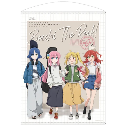 描き下ろし 結束バンド 100cmタペストリー ストリートファッションVer.