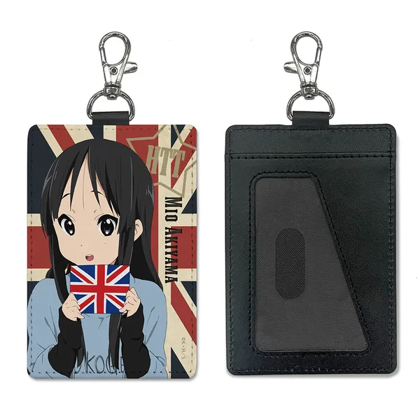 秋山澪 パスケース（ナスカン付き）