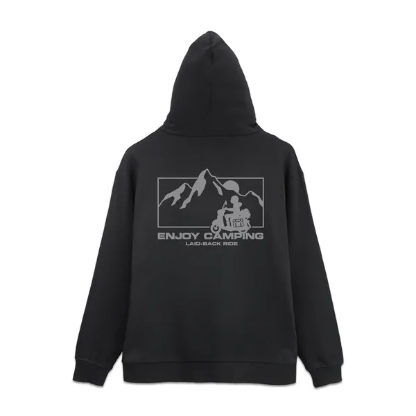 シルエットバイク志摩リン ジップパーカー／BLACK