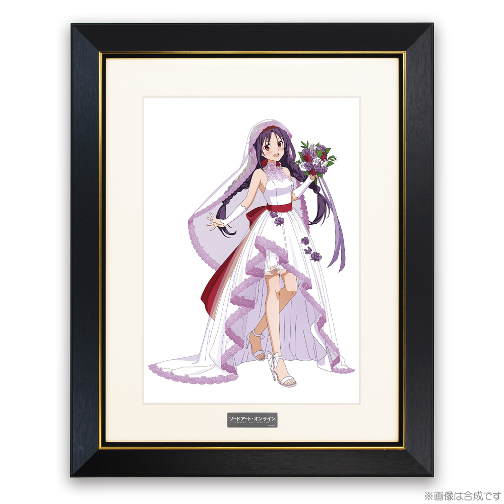 ★限定★描き下ろし ユウキ A4キャラファイングラフ ウェディングドレスVer.